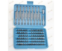 98pc Security Bit Set Tamper Proof Torx Hex Star Spline Bit w/ Long Shank Bits